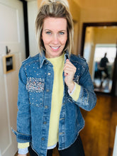 Load image into Gallery viewer, Bling Denim Jacket
