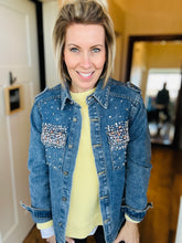 Load image into Gallery viewer, Bling Denim Jacket
