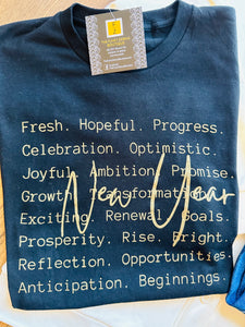 NEW YEAR Words Tee