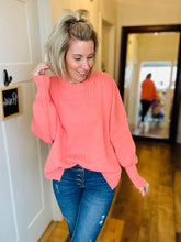 Load image into Gallery viewer, Coral Oversized Sweater
