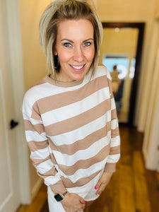 Natural Stripe Sweater